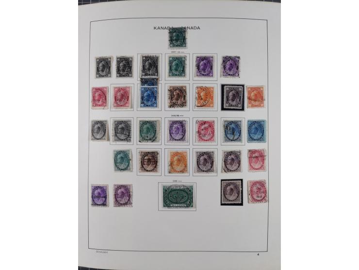 1851/1994, unused and used, later on also mint never hinged collection including some covers, with British Colombia, Newfound