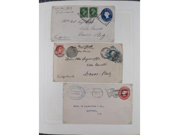 1851/1994, unused and used, later on also mint never hinged collection including some covers, with British Colombia, Newfound