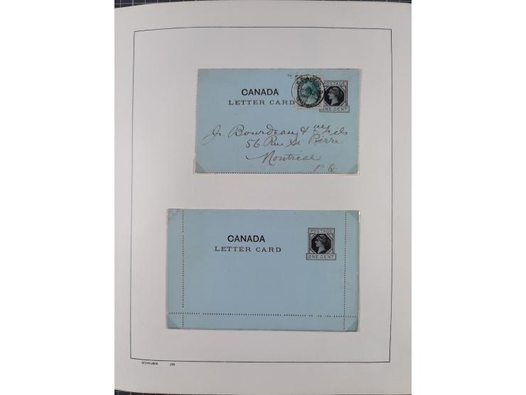 1851/1994, unused and used, later on also mint never hinged collection including some covers, with British Colombia, Newfound