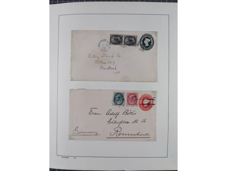 1851/1994, unused and used, later on also mint never hinged collection including some covers, with British Colombia, Newfound