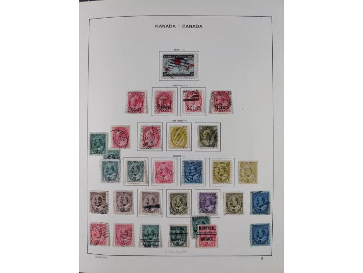 1851/1994, unused and used, later on also mint never hinged collection including some covers, with British Colombia, Newfound