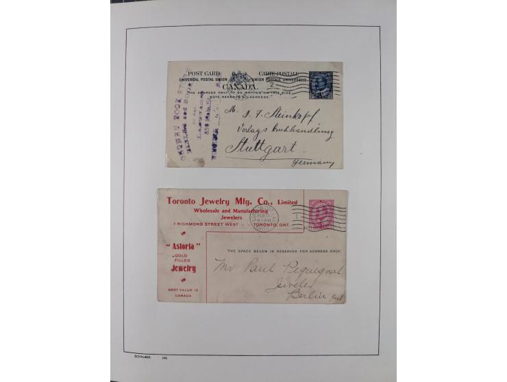 1851/1994, unused and used, later on also mint never hinged collection including some covers, with British Colombia, Newfound