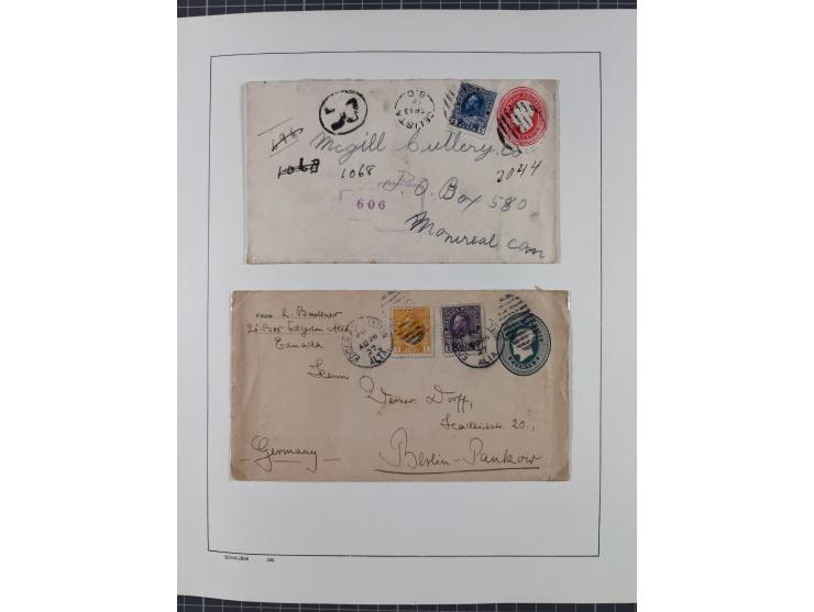 1851/1994, unused and used, later on also mint never hinged collection including some covers, with British Colombia, Newfound