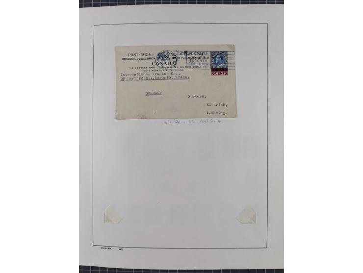 1851/1994, unused and used, later on also mint never hinged collection including some covers, with British Colombia, Newfound