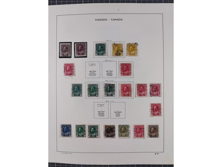 1851/1994, unused and used, later on also mint never hinged collection including some covers, with British Colombia, Newfound