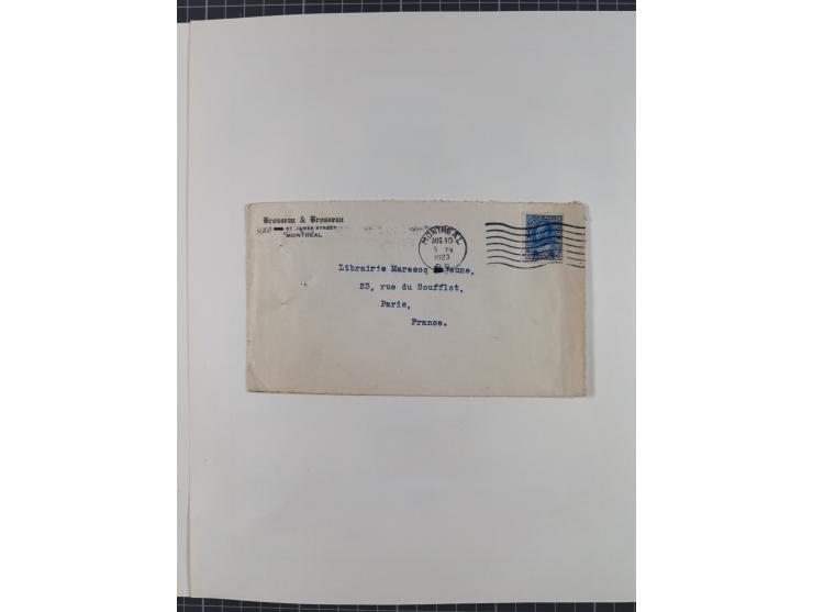 1851/1994, unused and used, later on also mint never hinged collection including some covers, with British Colombia, Newfound