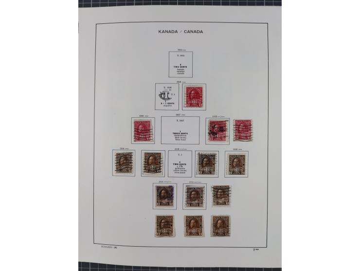 1851/1994, unused and used, later on also mint never hinged collection including some covers, with British Colombia, Newfound