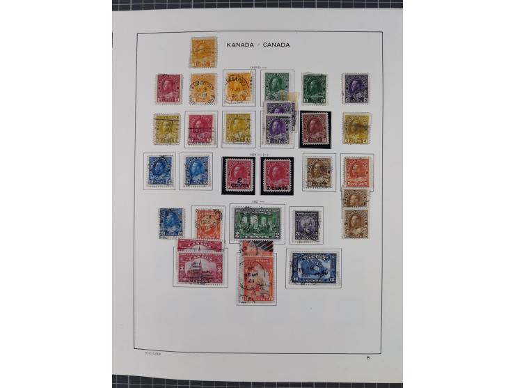 1851/1994, unused and used, later on also mint never hinged collection including some covers, with British Colombia, Newfound