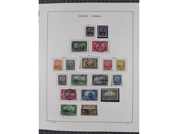 1851/1994, unused and used, later on also mint never hinged collection including some covers, with British Colombia, Newfound