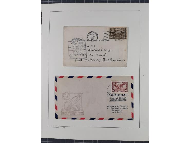 1851/1994, unused and used, later on also mint never hinged collection including some covers, with British Colombia, Newfound