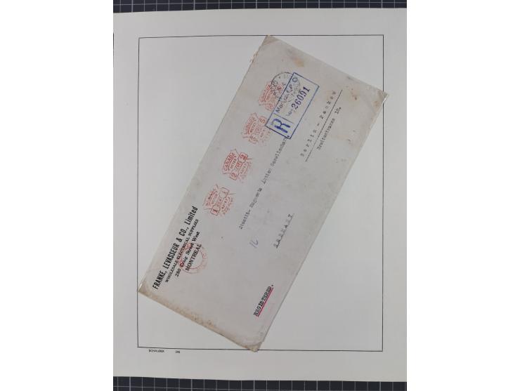 1851/1994, unused and used, later on also mint never hinged collection including some covers, with British Colombia, Newfound