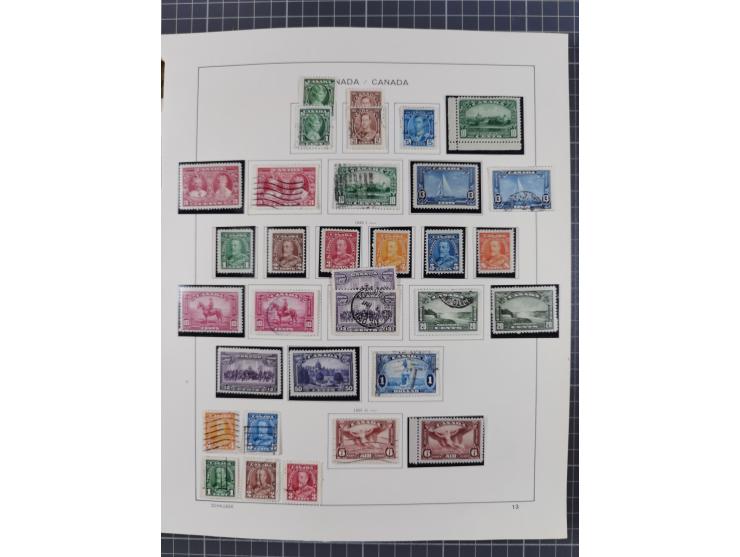1851/1994, unused and used, later on also mint never hinged collection including some covers, with British Colombia, Newfound
