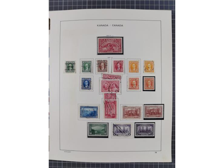 1851/1994, unused and used, later on also mint never hinged collection including some covers, with British Colombia, Newfound