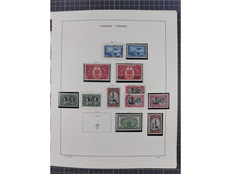 1851/1994, unused and used, later on also mint never hinged collection including some covers, with British Colombia, Newfound