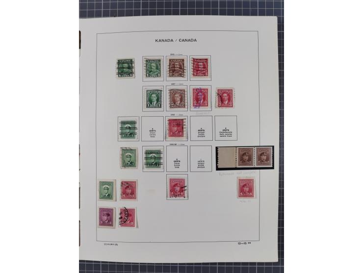 1851/1994, unused and used, later on also mint never hinged collection including some covers, with British Colombia, Newfound