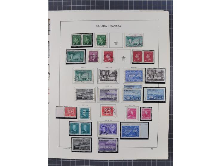 1851/1994, unused and used, later on also mint never hinged collection including some covers, with British Colombia, Newfound