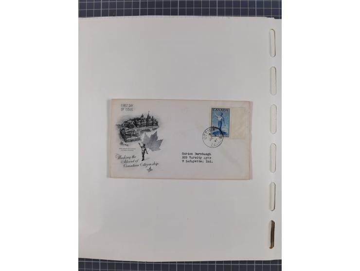 1851/1994, unused and used, later on also mint never hinged collection including some covers, with British Colombia, Newfound