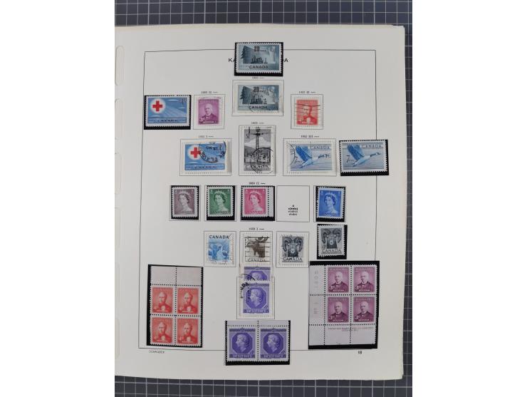 1851/1994, unused and used, later on also mint never hinged collection including some covers, with British Colombia, Newfound