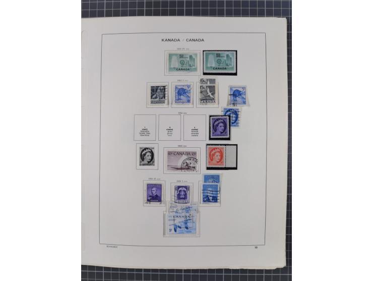 1851/1994, unused and used, later on also mint never hinged collection including some covers, with British Colombia, Newfound