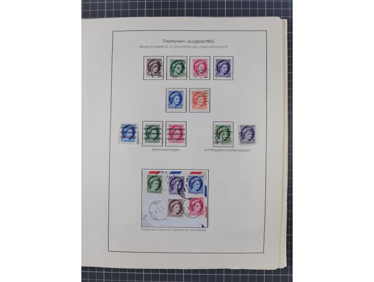 1851/1994, unused and used, later on also mint never hinged collection including some covers, with British Colombia, Newfound