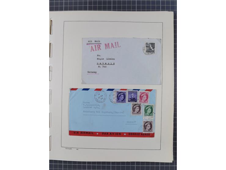 1851/1994, unused and used, later on also mint never hinged collection including some covers, with British Colombia, Newfound