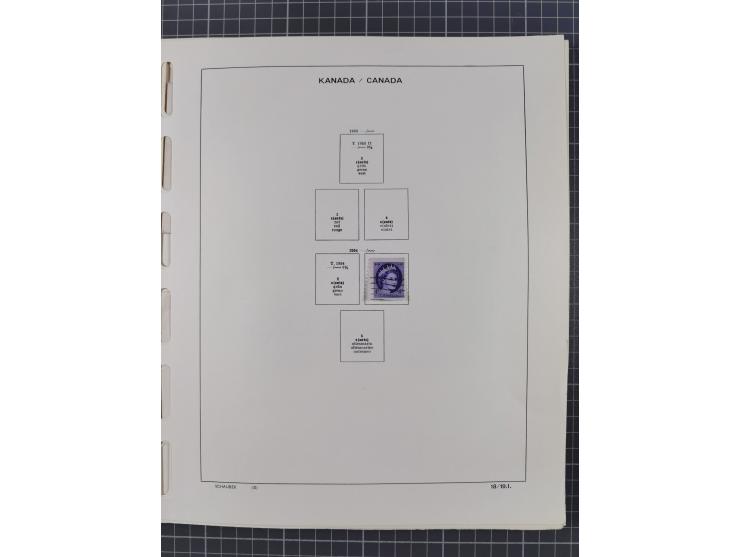 1851/1994, unused and used, later on also mint never hinged collection including some covers, with British Colombia, Newfound