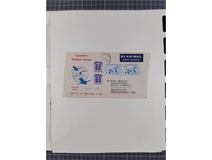 1851/1994, unused and used, later on also mint never hinged collection including some covers, with British Colombia, Newfound