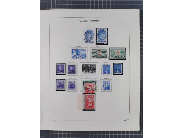 1851/1994, unused and used, later on also mint never hinged collection including some covers, with British Colombia, Newfound