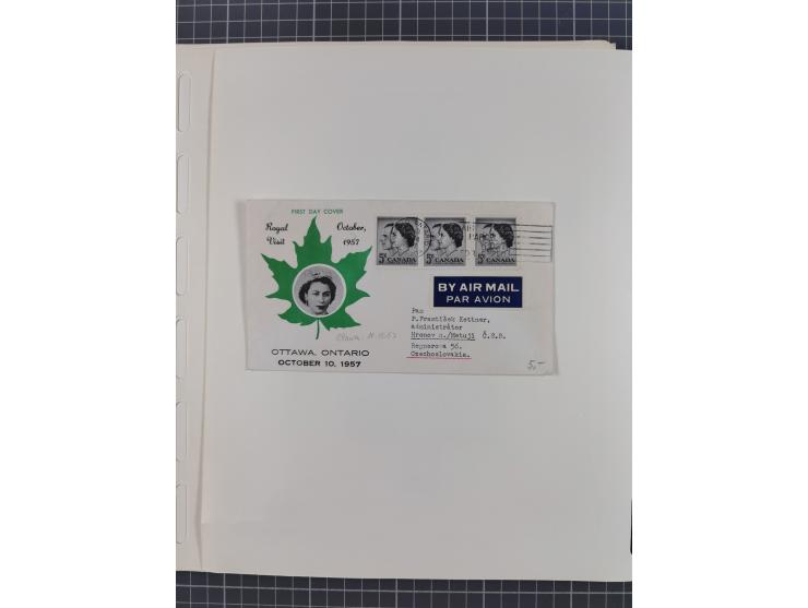 1851/1994, unused and used, later on also mint never hinged collection including some covers, with British Colombia, Newfound