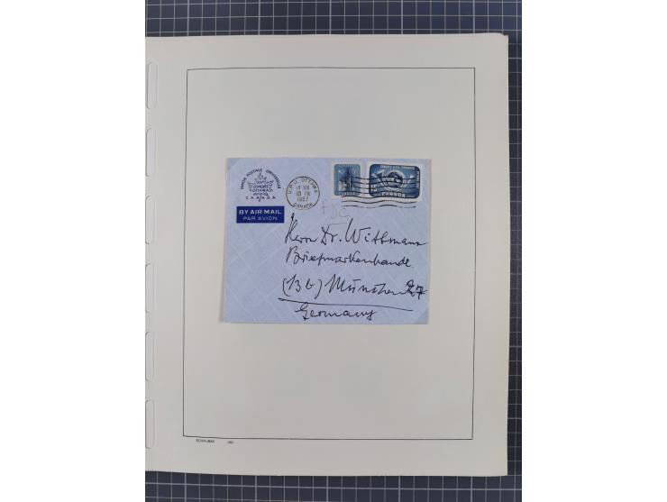 1851/1994, unused and used, later on also mint never hinged collection including some covers, with British Colombia, Newfound