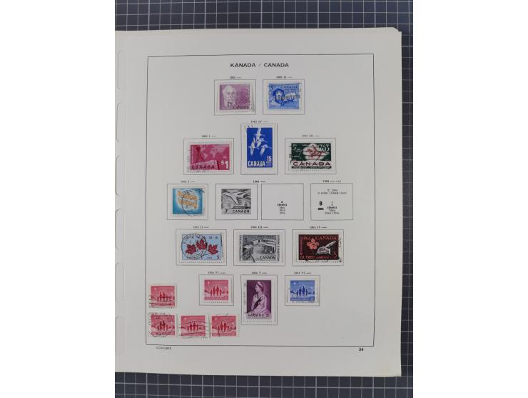 1851/1994, unused and used, later on also mint never hinged collection including some covers, with British Colombia, Newfound