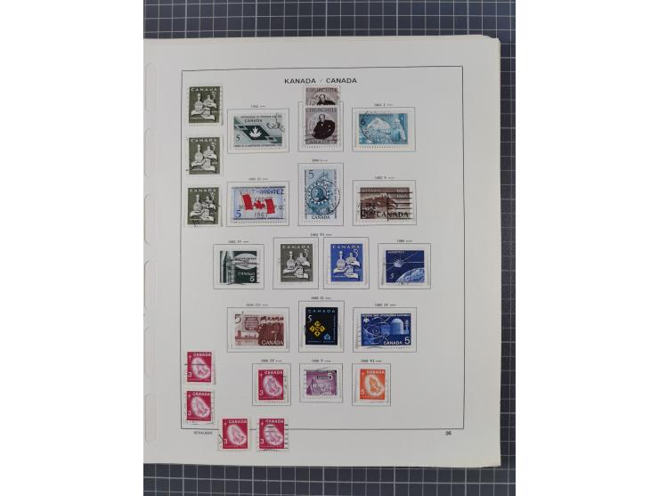 1851/1994, unused and used, later on also mint never hinged collection including some covers, with British Colombia, Newfound