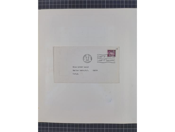 1851/1994, unused and used, later on also mint never hinged collection including some covers, with British Colombia, Newfound