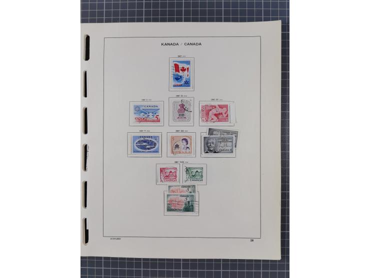 1851/1994, unused and used, later on also mint never hinged collection including some covers, with British Colombia, Newfound