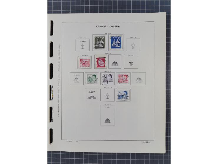 1851/1994, unused and used, later on also mint never hinged collection including some covers, with British Colombia, Newfound