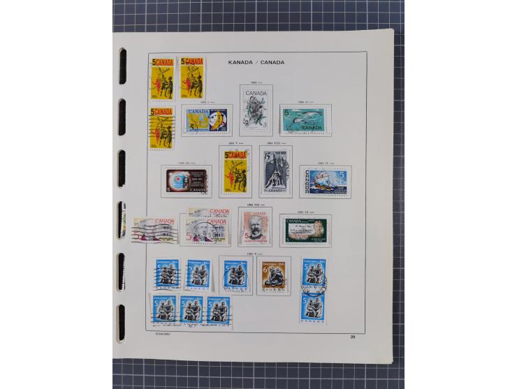 1851/1994, unused and used, later on also mint never hinged collection including some covers, with British Colombia, Newfound