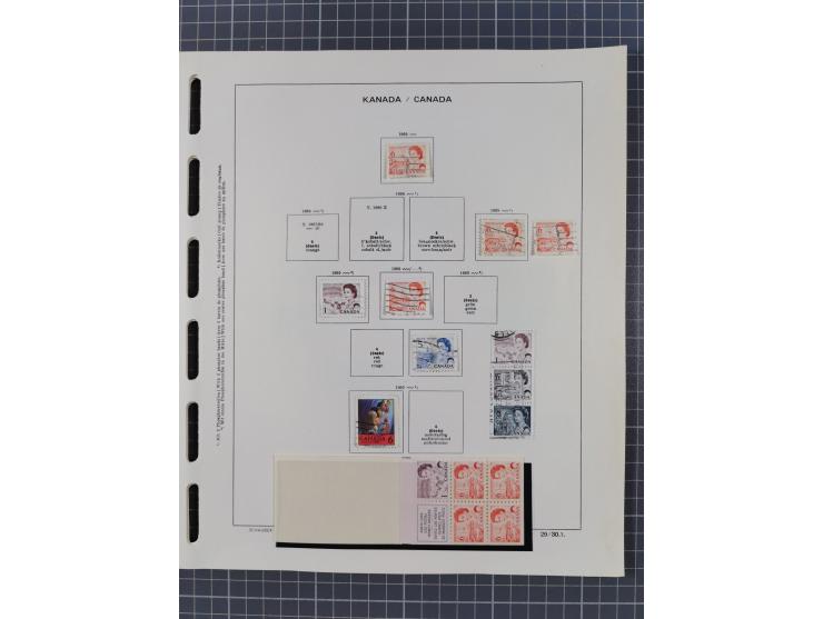 1851/1994, unused and used, later on also mint never hinged collection including some covers, with British Colombia, Newfound