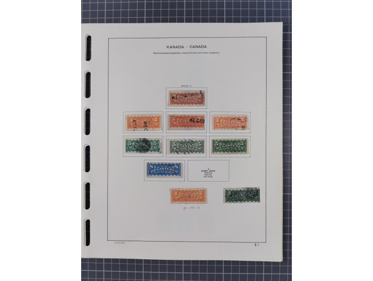 1851/1994, unused and used, later on also mint never hinged collection including some covers, with British Colombia, Newfound