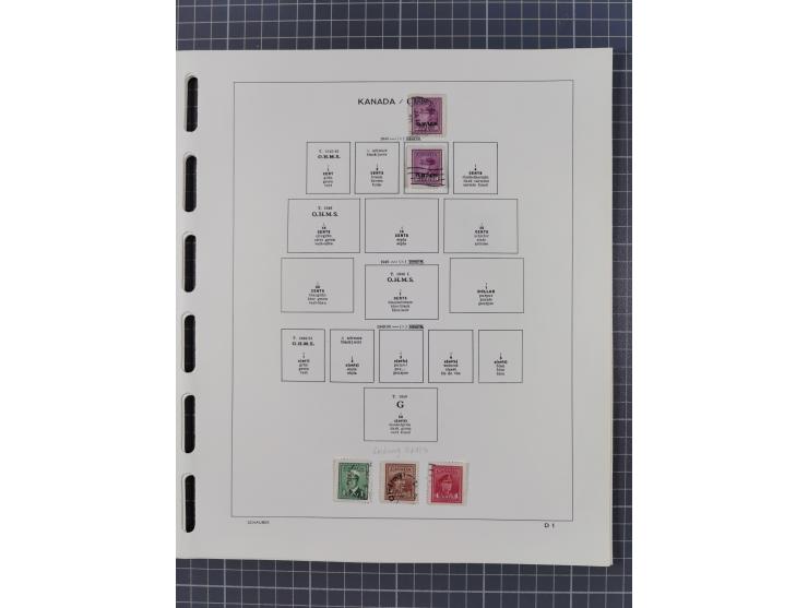 1851/1994, unused and used, later on also mint never hinged collection including some covers, with British Colombia, Newfound