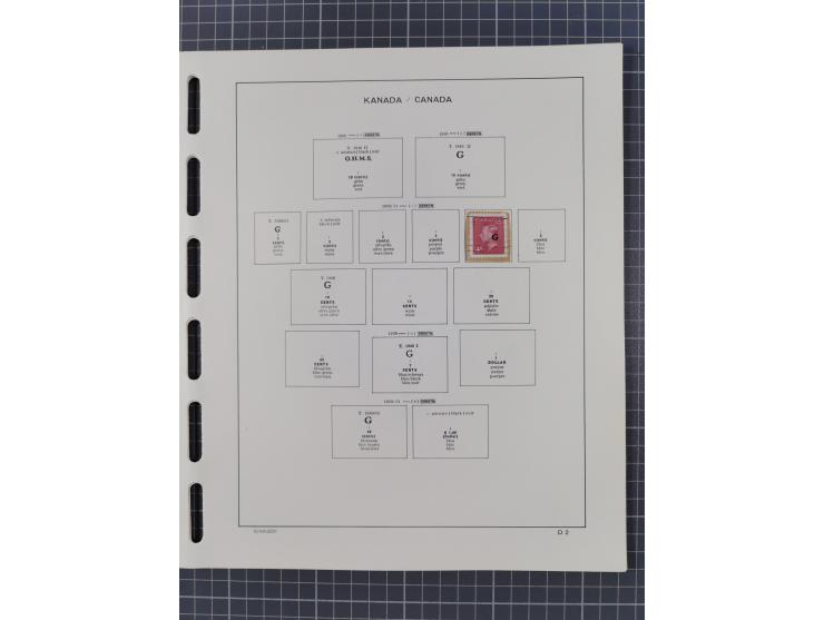 1851/1994, unused and used, later on also mint never hinged collection including some covers, with British Colombia, Newfound