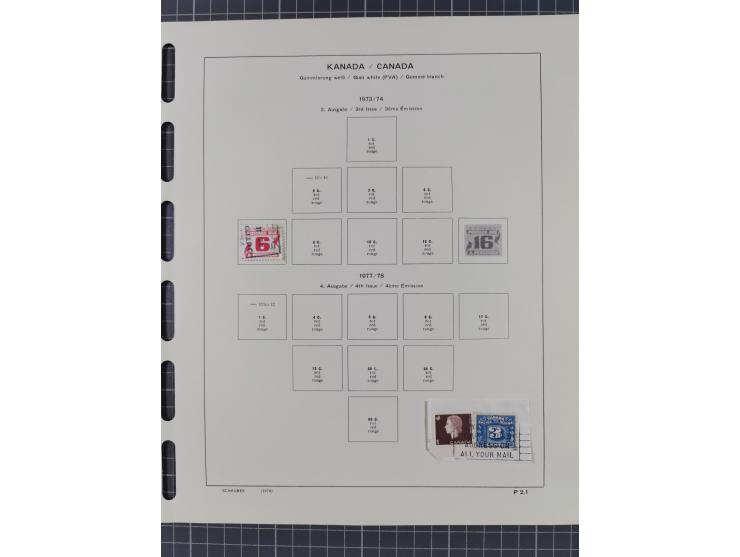 1851/1994, unused and used, later on also mint never hinged collection including some covers, with British Colombia, Newfound