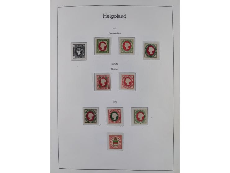 1851/1940 (ca.), ungebraucht und gestempelte Sammlung mit u.a. Bayern, Hannover Mi.-Nr. 4 mit Restgummi (helle Stelle) , Preu