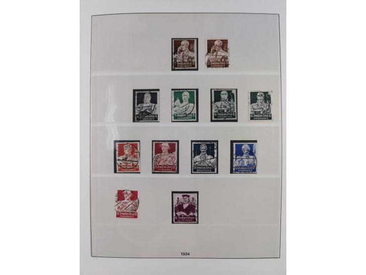 1851/1940 (ca.), ungebraucht und gestempelte Sammlung mit u.a. Bayern, Hannover Mi.-Nr. 4 mit Restgummi (helle Stelle) , Preu