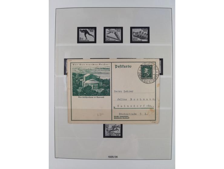 1851/1940 (ca.), ungebraucht und gestempelte Sammlung mit u.a. Bayern, Hannover Mi.-Nr. 4 mit Restgummi (helle Stelle) , Preu