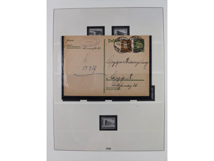 1851/1940 (ca.), ungebraucht und gestempelte Sammlung mit u.a. Bayern, Hannover Mi.-Nr. 4 mit Restgummi (helle Stelle) , Preu