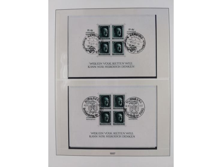 1851/1940 (ca.), ungebraucht und gestempelte Sammlung mit u.a. Bayern, Hannover Mi.-Nr. 4 mit Restgummi (helle Stelle) , Preu