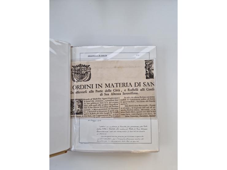 ITALIEN: 1625/1859, Ausstellungssammlung mit über 80 Briefen und Dokumenten, meist Kirchenstaat, jedoch auch etwas Modena und