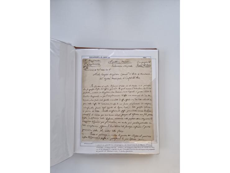 ITALIEN: 1625/1859, Ausstellungssammlung mit über 80 Briefen und Dokumenten, meist Kirchenstaat, jedoch auch etwas Modena und