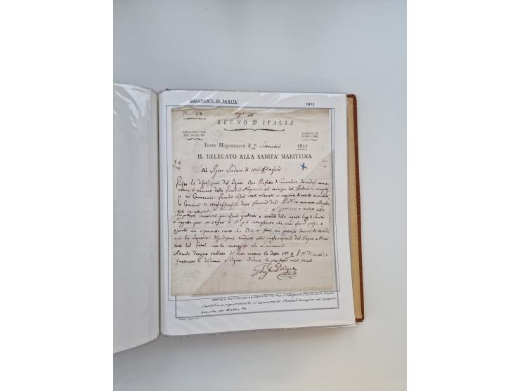 ITALIEN: 1625/1859, Ausstellungssammlung mit über 80 Briefen und Dokumenten, meist Kirchenstaat, jedoch auch etwas Modena und