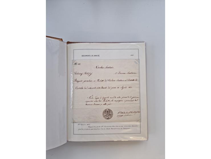 ITALIEN: 1625/1859, Ausstellungssammlung mit über 80 Briefen und Dokumenten, meist Kirchenstaat, jedoch auch etwas Modena und